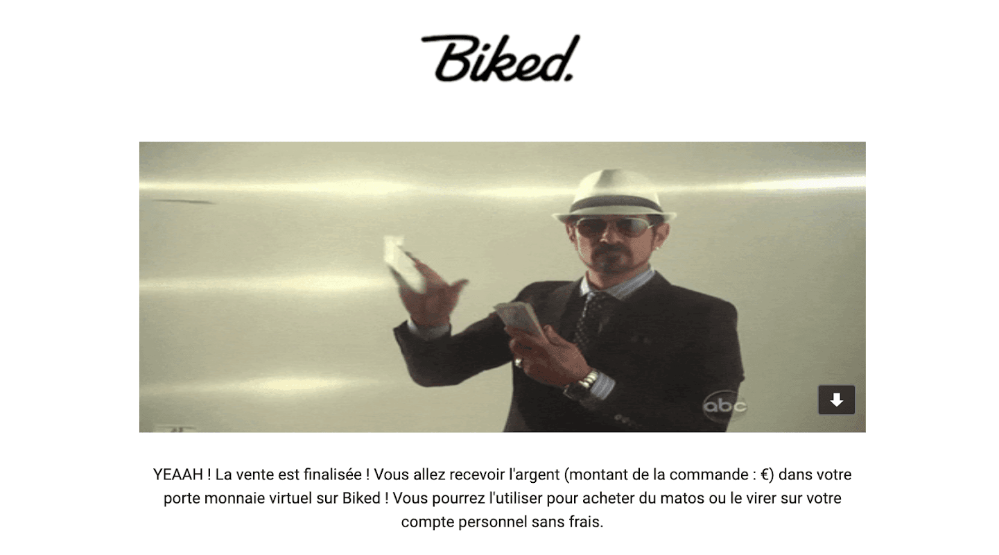 je vends mon velo sur biked 36