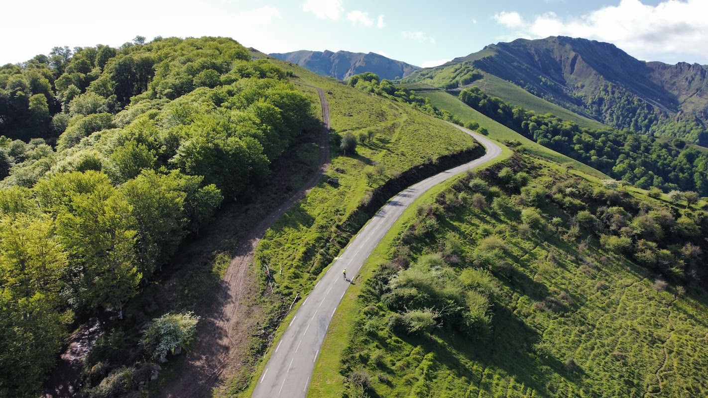 col de burdincurucheta drone